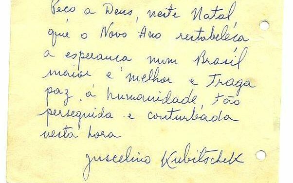 O cartão é de 1966, mas a mensagem continua atual. Feliz Natal para todos nós que amamos Brasília!