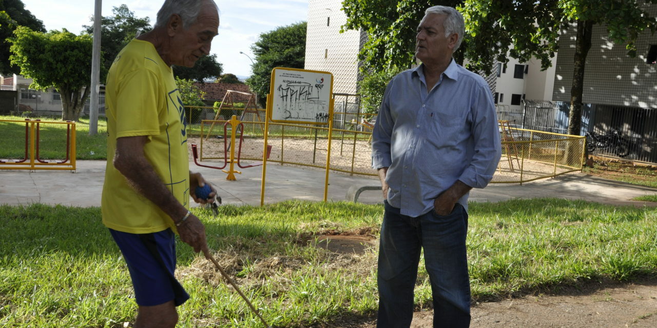 Novo Administrador de Sobradinho, Eufrásio Pereira, faz vistorias em Praças Públicas e nos Pontos de Encontro Comunitário