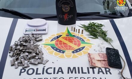 PMDF apreende drogas e munições com menor em assentamento de Sobradinho