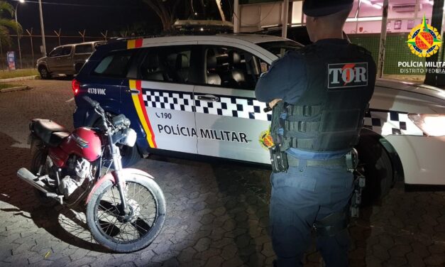 Motociclista é detido com moto clonada em Sobradinho