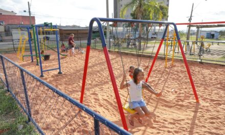 GDF instala novos brinquedos em cinco parques infantis da Fercal