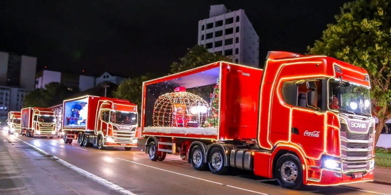 Vem a Caravana de Natal da Coca Cola que passar por v rias